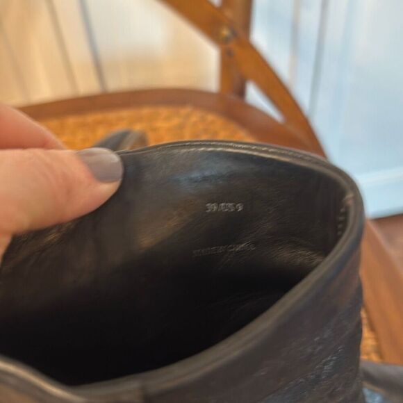 Rag & Bone classic Newbury black leather ankle booties size 39/9 - Picture 9 of 12